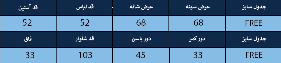 ست زنانه بلونیل کد B617165N