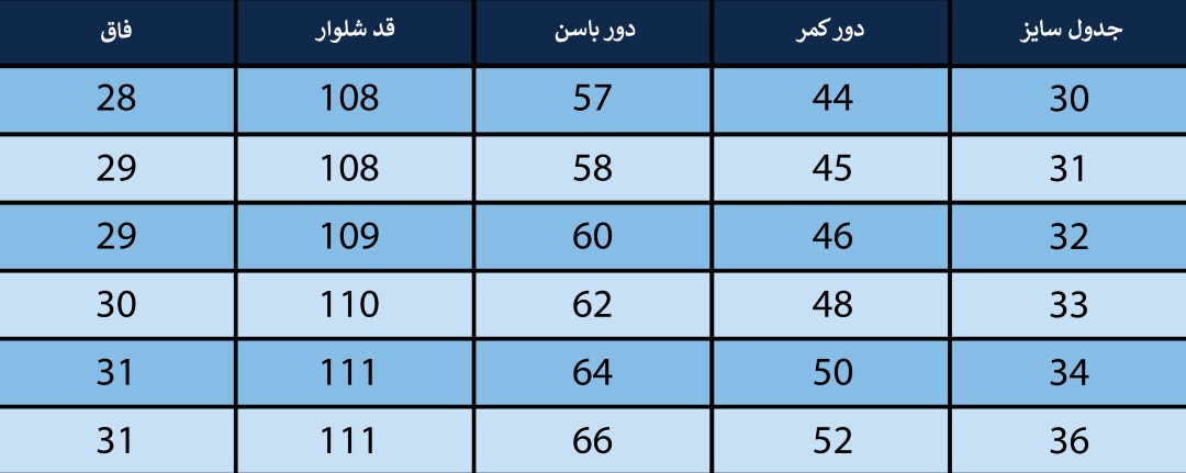 شلوار مردانه بلونیل کد B9944355N