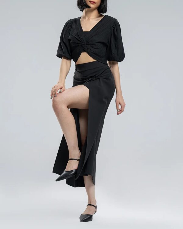 دامن زنانه بلونیل کد B1966143N